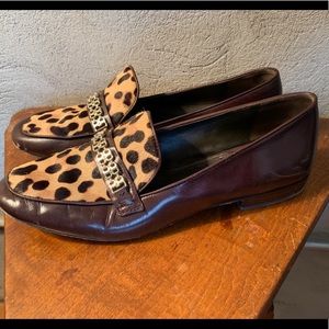 Leopard Tory Burch Loafers